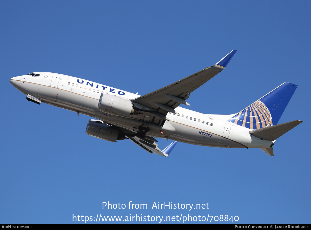 Aircraft Photo of N27722 | Boeing 737-724 | United Airlines | AirHistory.net #708840