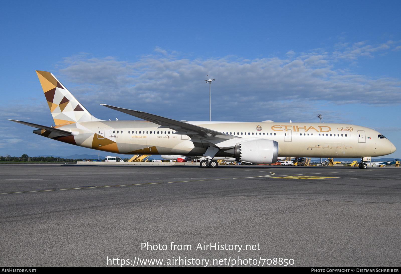 Aircraft Photo of A6-BLU | Boeing 787-9 Dreamliner | Etihad Airways | AirHistory.net #708850