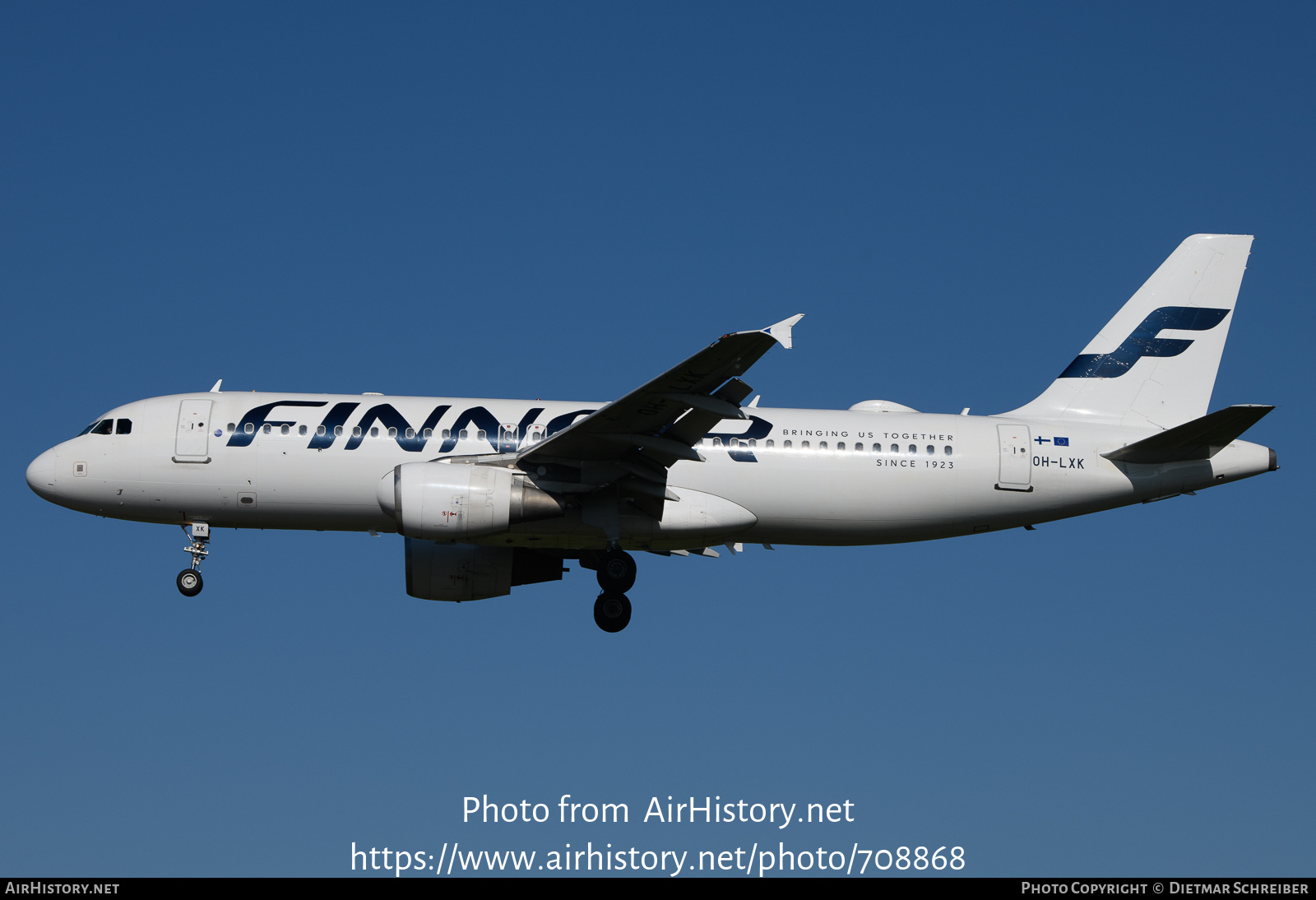 Aircraft Photo of OH-LXK | Airbus A320-214 | Finnair | AirHistory.net #708868