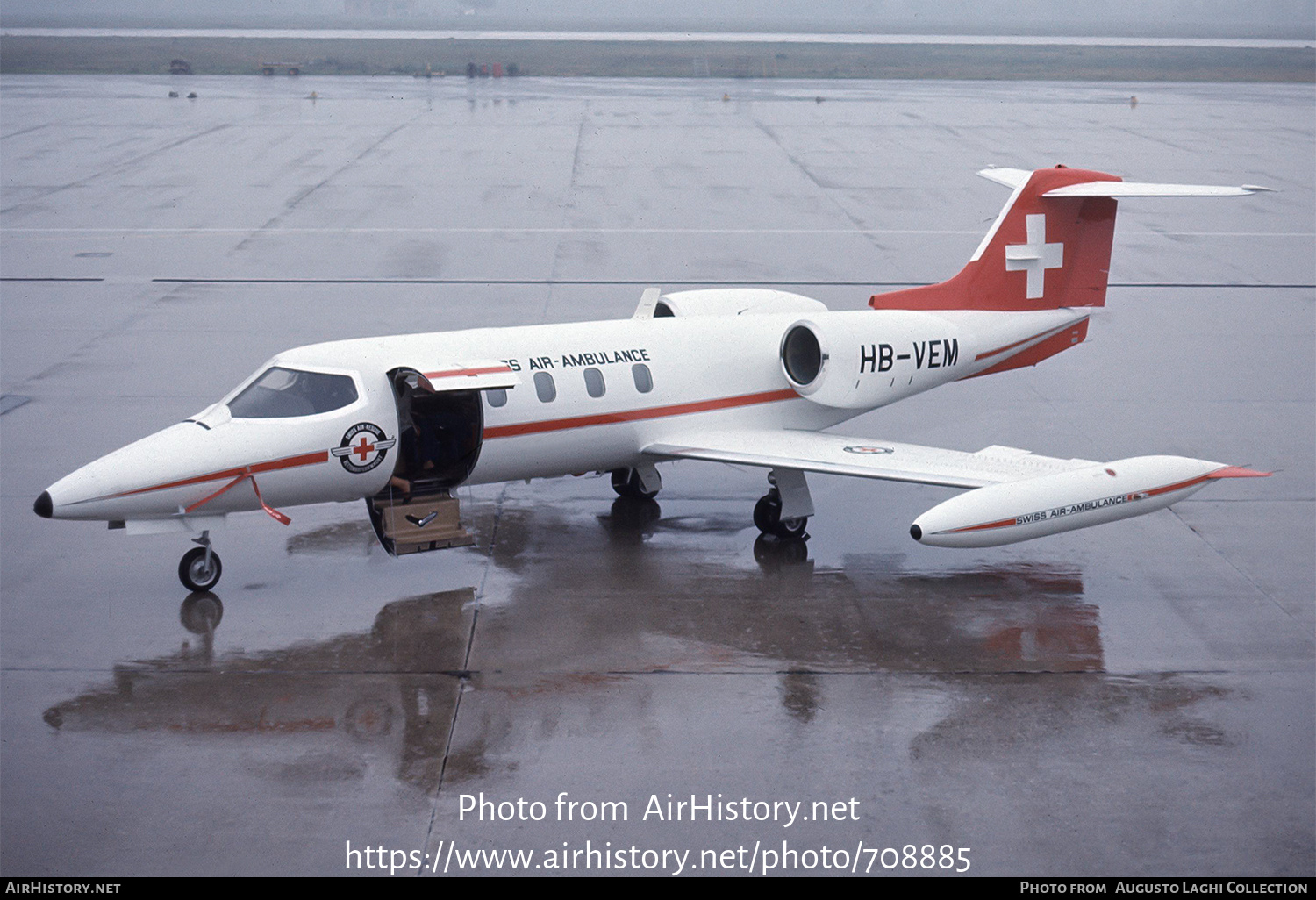 Aircraft Photo of HB-VEM | Gates Learjet 35A | REGA - Swiss Air Ambulance | AirHistory.net #708885