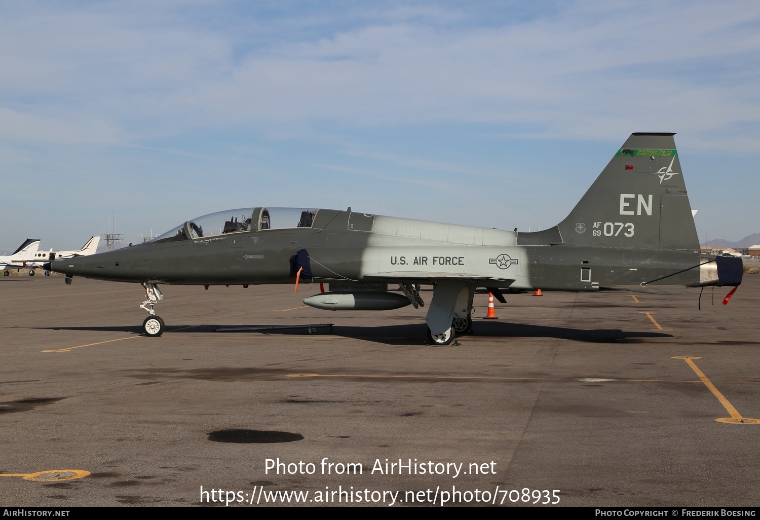 Aircraft Photo of 69-7073 / AF69-073 | Northrop T-38C Talon | USA - Air Force | AirHistory.net #708935