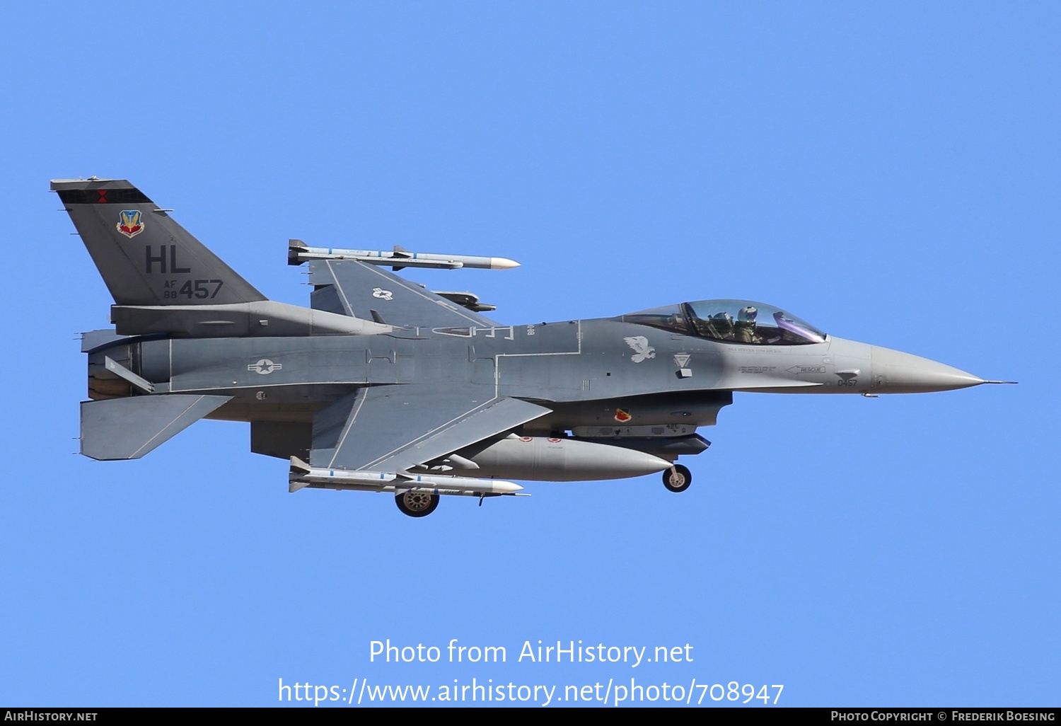 Aircraft Photo of 88-0457 / AF880457 | General Dynamics F-16C Fighting Falcon | USA - Air Force | AirHistory.net #708947