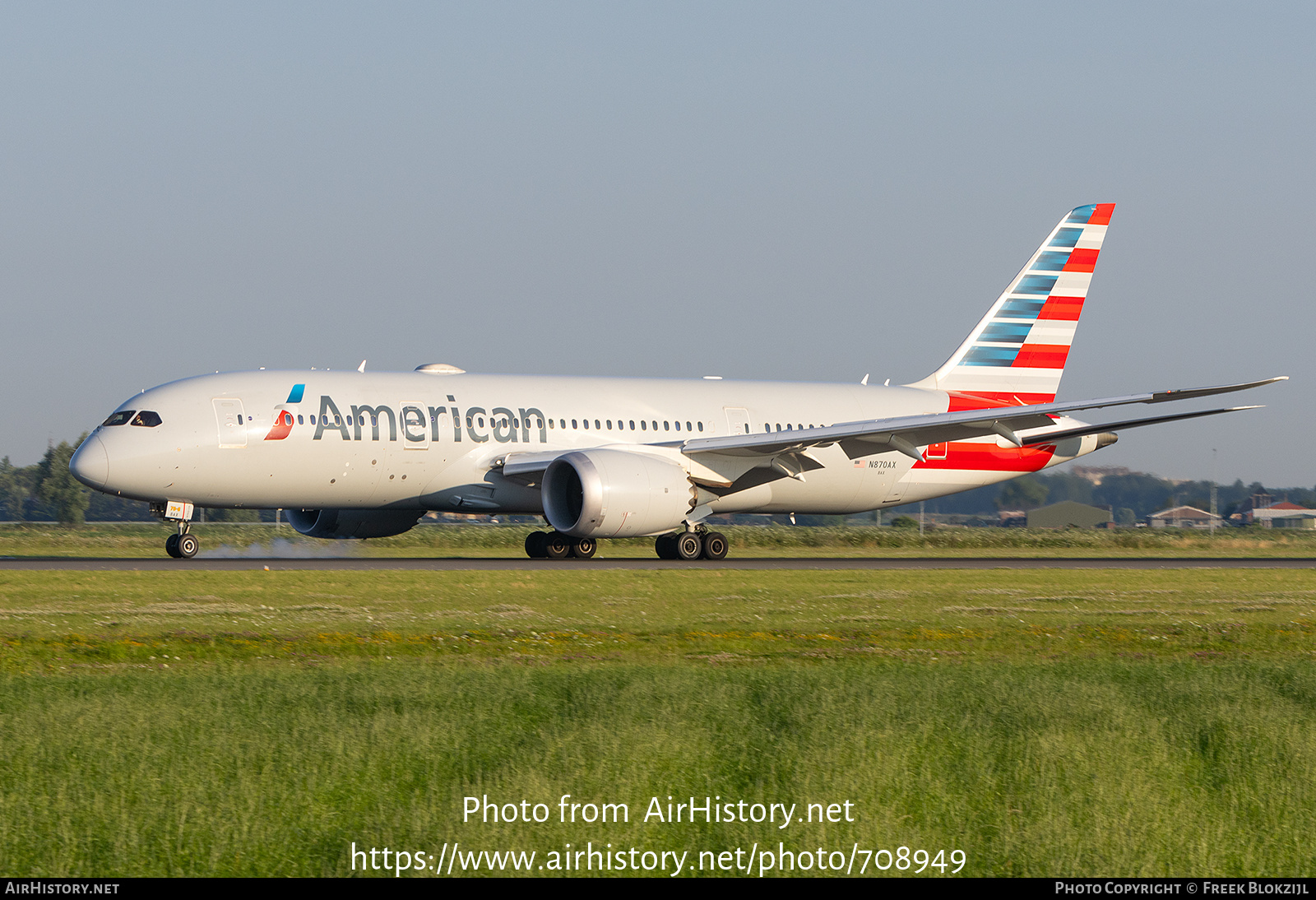 Aircraft Photo of N870AX | Boeing 787-8 Dreamliner | American Airlines | AirHistory.net #708949