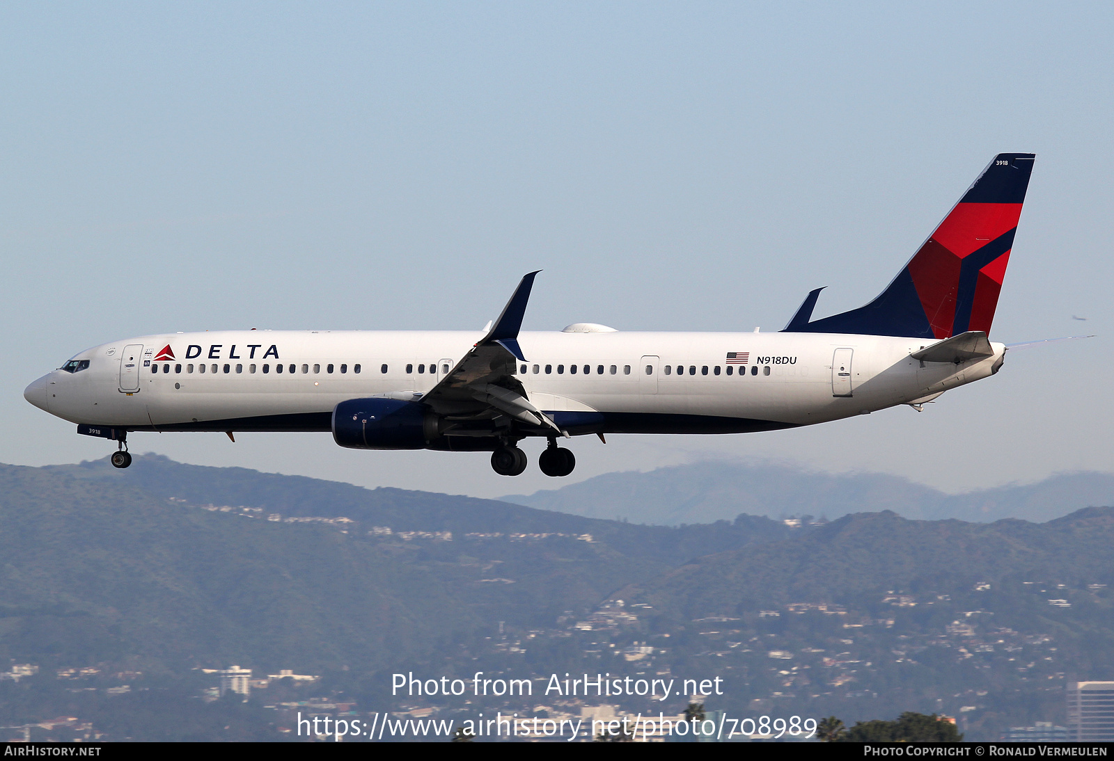 Aircraft Photo of N918DU | Boeing 737-932/ER | Delta Air Lines | AirHistory.net #708989