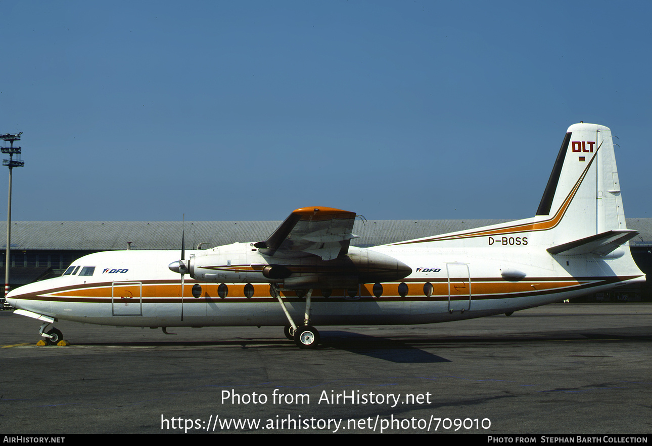 Aircraft Photo of D-BOSS | Fairchild F-27J | DFD - Deutsche Flugdienst | AirHistory.net #709010