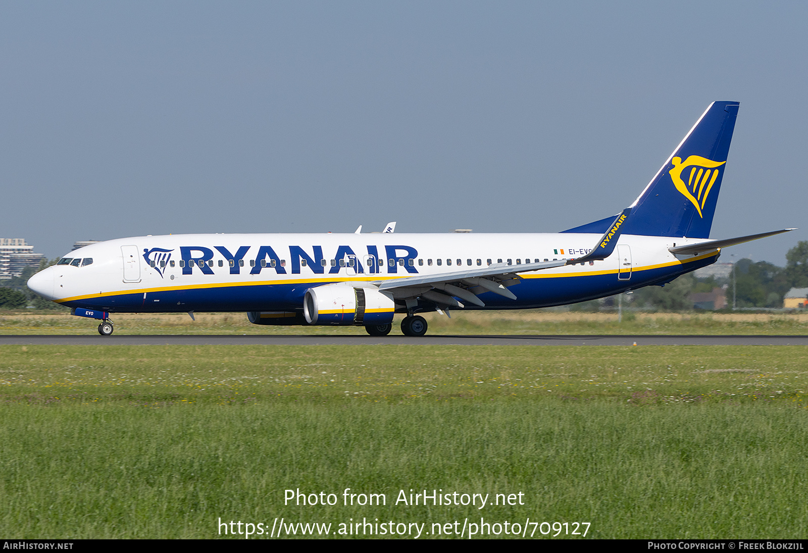 Aircraft Photo of EI-EVO | Boeing 737-8AS | Ryanair | AirHistory.net #709127