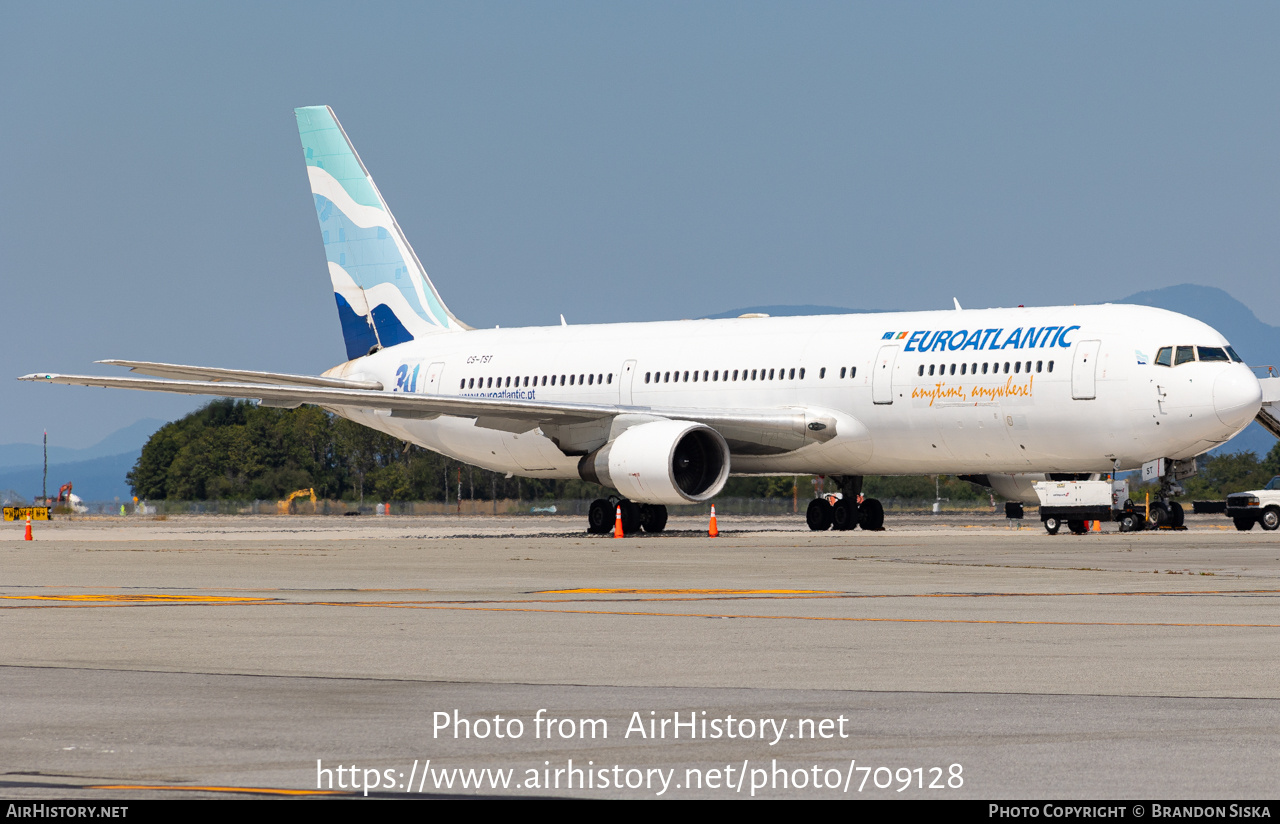 Aircraft Photo of CS-TST | Boeing 767-34P/ER | Euro Atlantic Airways | AirHistory.net #709128