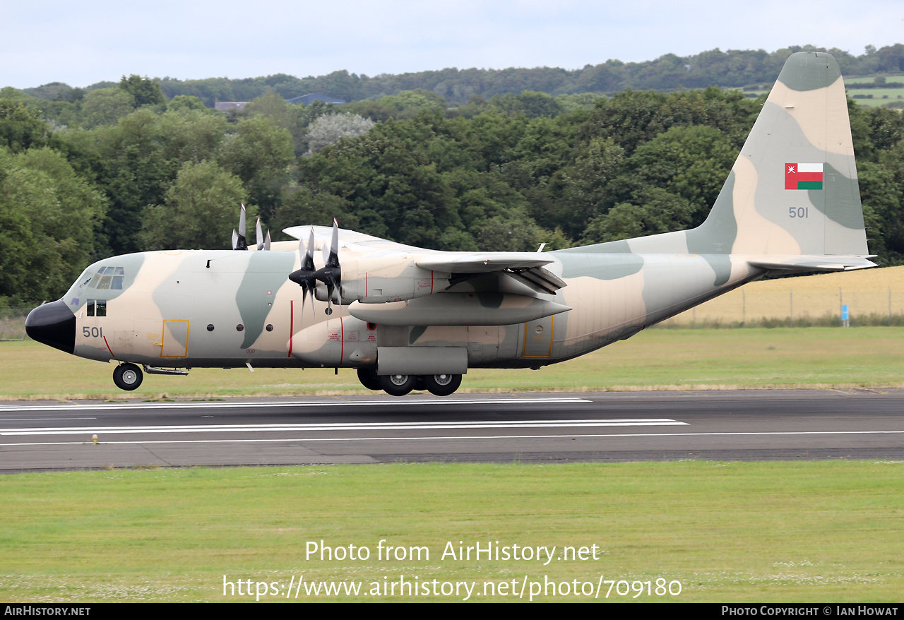 Aircraft Photo of 501 | Lockheed C-130H Hercules | Oman - Air Force | AirHistory.net #709180