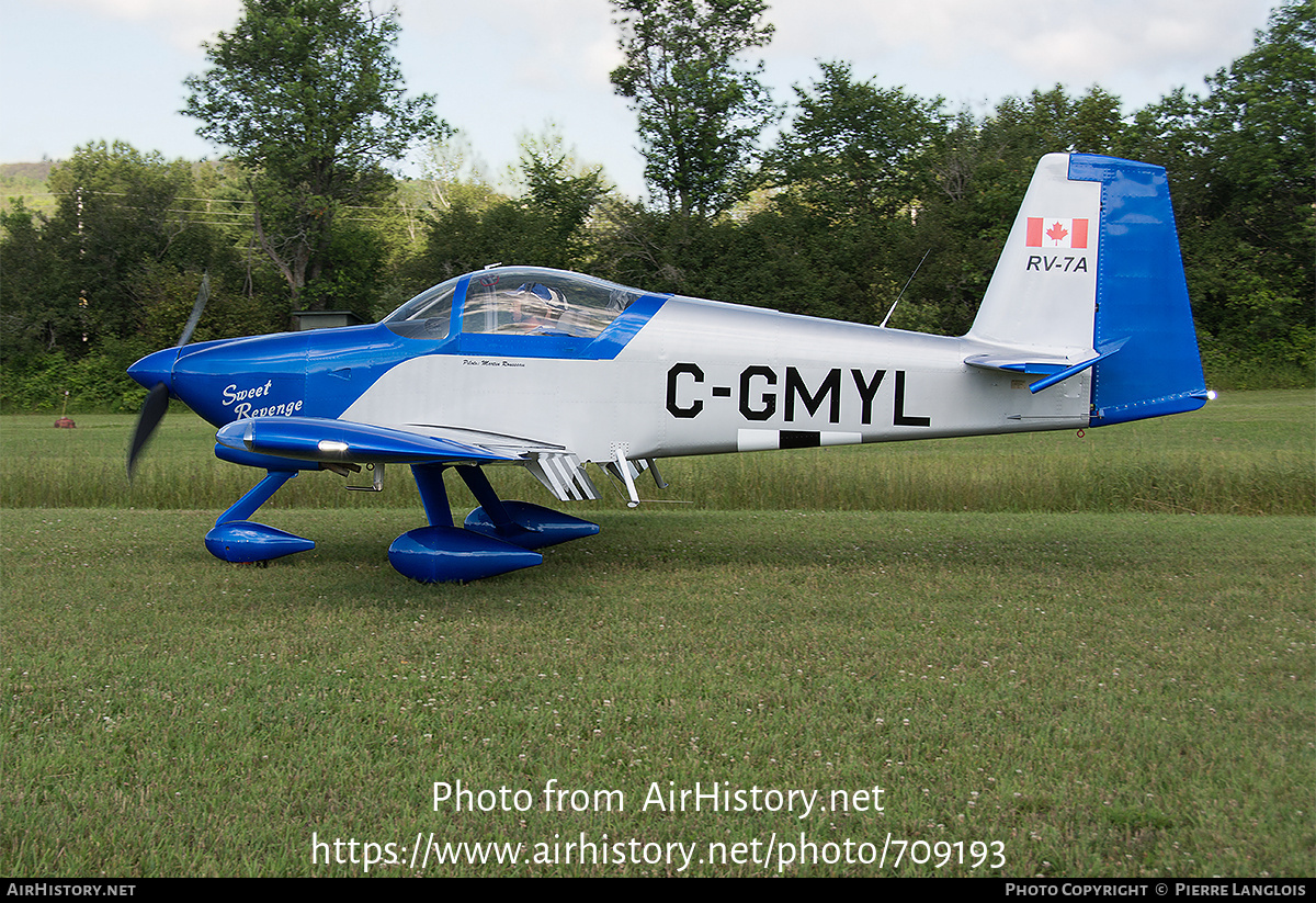 Aircraft Photo of C-GMYL | Van's RV-7A | AirHistory.net #709193