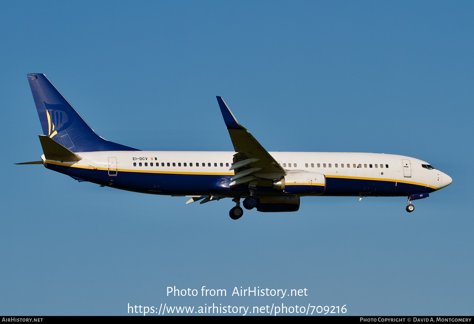 Aircraft Photo of EI-DCV | Boeing 737-8AS | Ryanair | AirHistory.net #709216