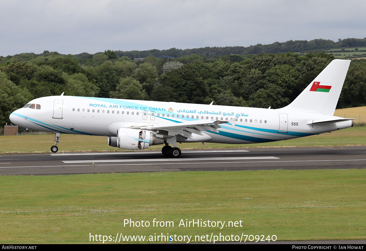 Aircraft Photo of 555 | Airbus ACJ320 (A320-214/CJ) | Oman - Air Force | AirHistory.net #709240