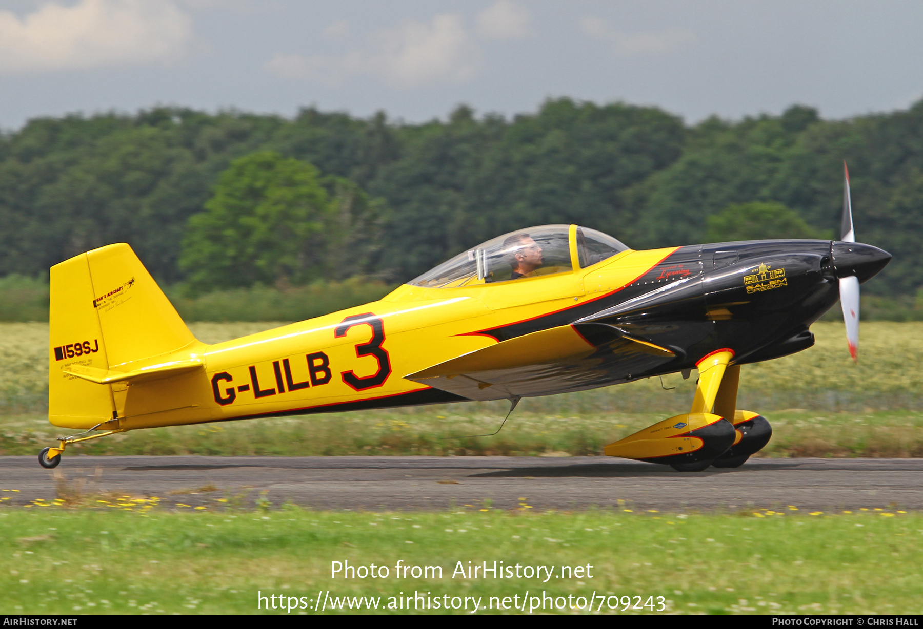 Aircraft Photo of G-LILB / N159SJ | Van's RV-3B | AirHistory.net #709243