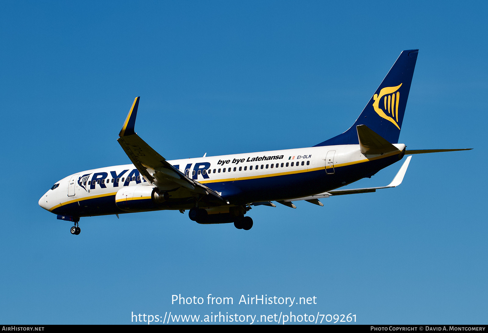 Aircraft Photo of EI-DLM | Boeing 737-8AS | Ryanair | AirHistory.net #709261