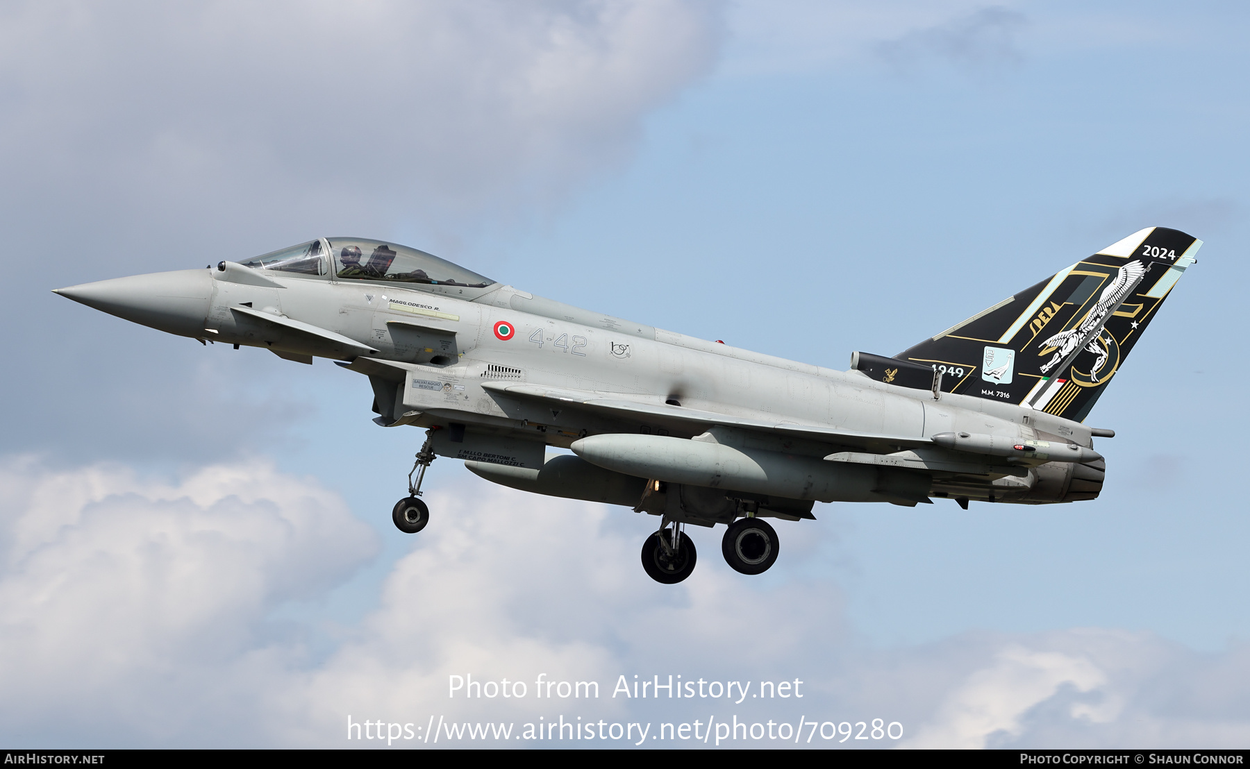 Aircraft Photo of MM7316 | Eurofighter F-2000A Typhoon | Italy - Air Force | AirHistory.net #709280