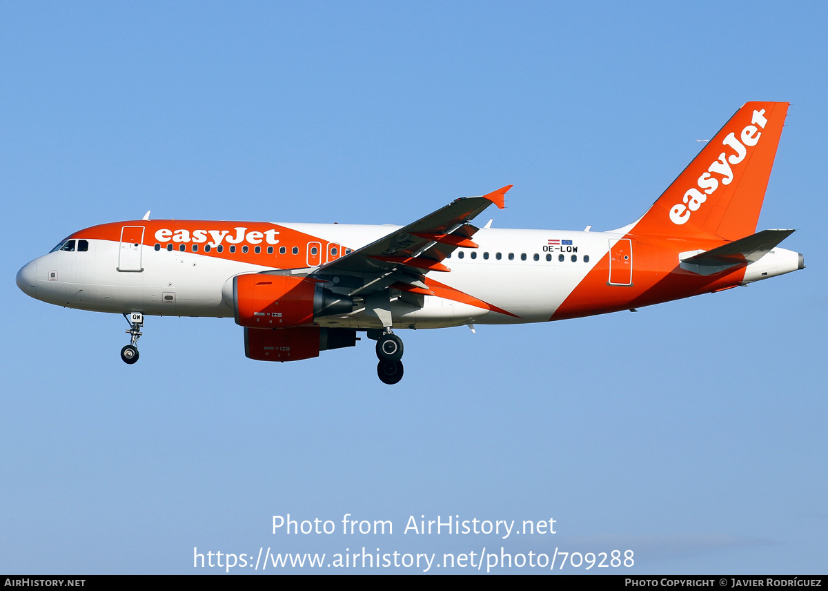 Aircraft Photo of OE-LQW | Airbus A319-111 | EasyJet | AirHistory.net #709288