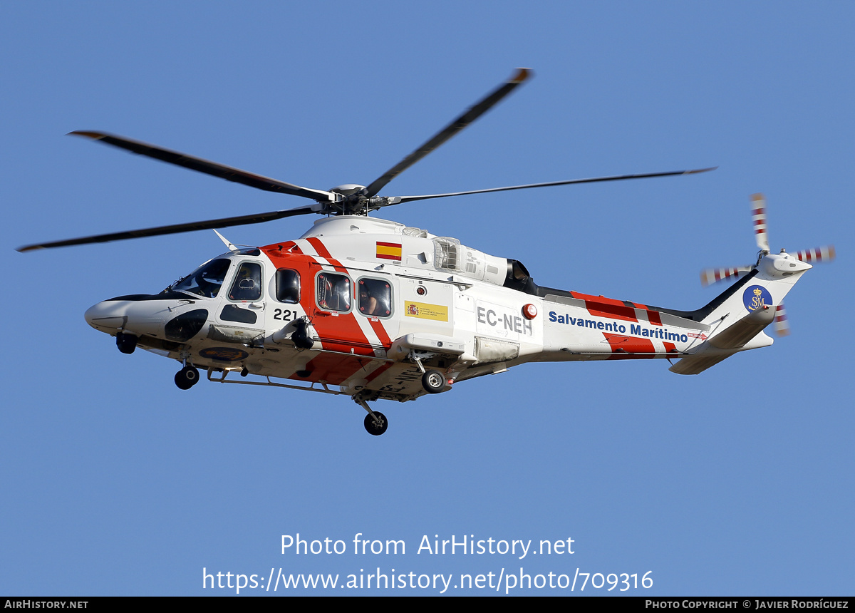 Aircraft Photo of EC-NEH | AgustaWestland AW-139 | Sociedad de Salvamento y Seguridad Marítima | AirHistory.net #709316