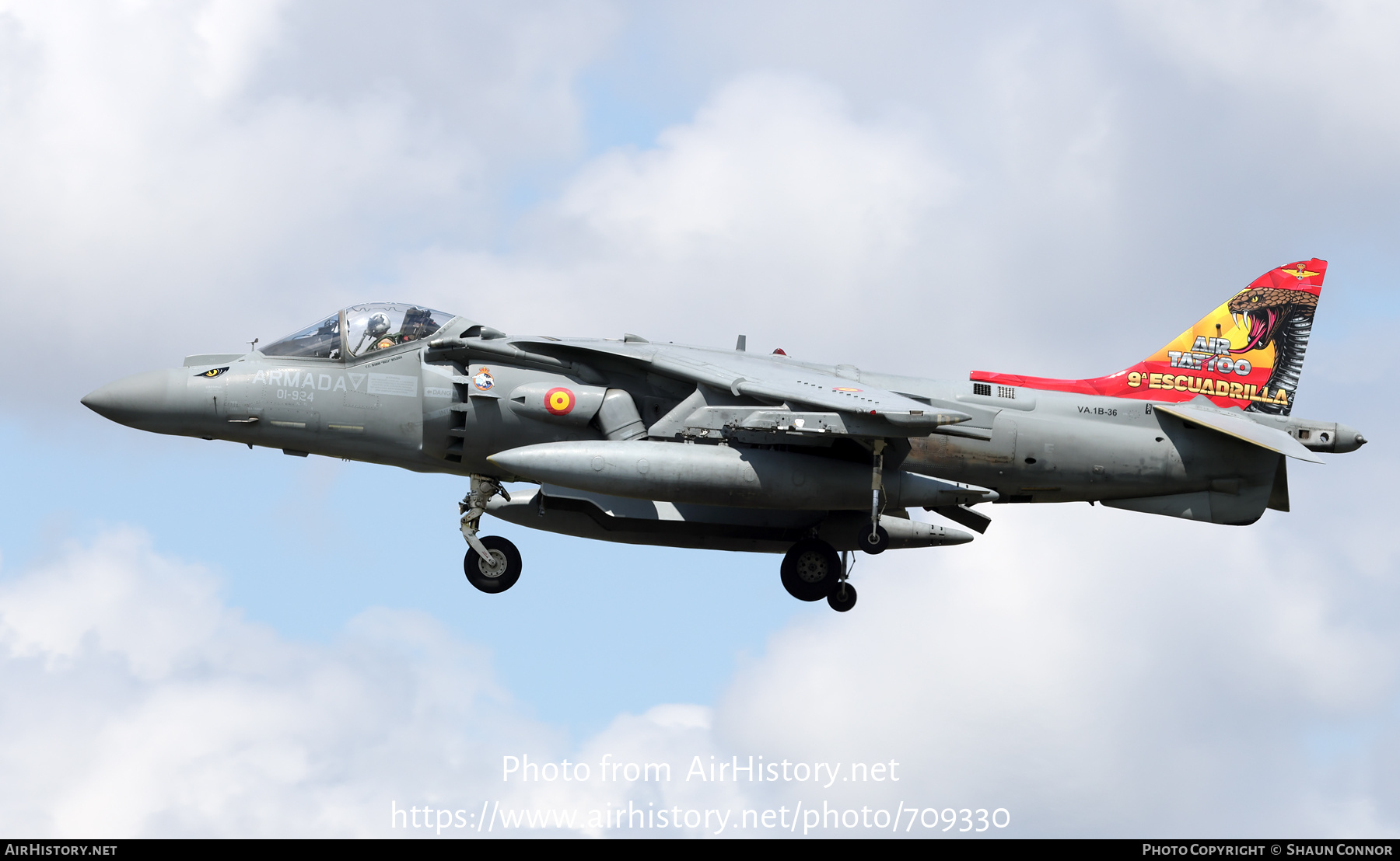 Aircraft Photo of VA1B-36 | McDonnell Douglas EAV-8B Matador II+ | Spain - Navy | AirHistory.net #709330