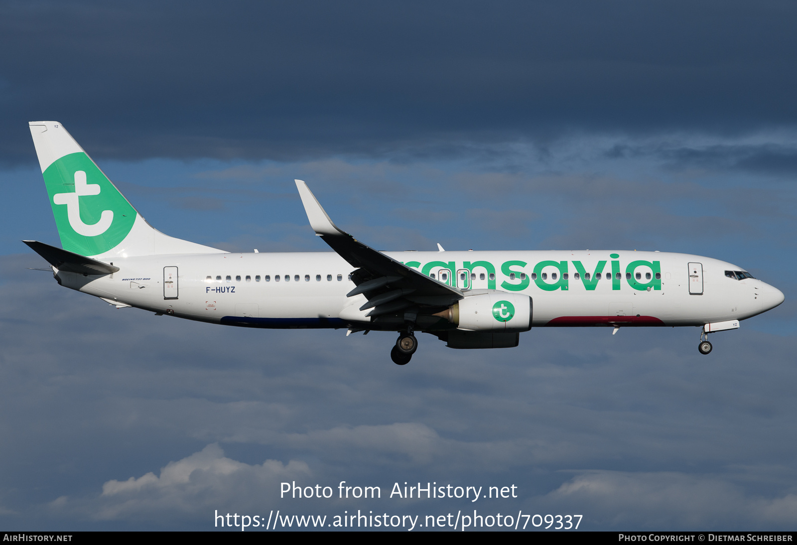 Aircraft Photo of F-HUYZ | Boeing 737-8GP | Transavia | AirHistory.net #709337