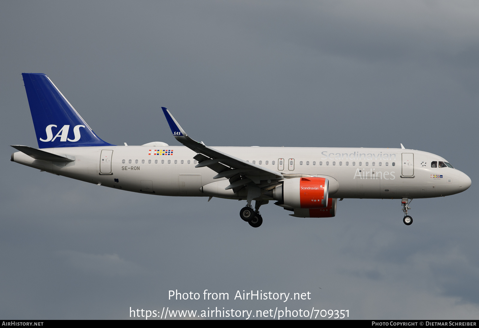 Aircraft Photo of SE-RON | Airbus A320-251N | Scandinavian Airlines - SAS | AirHistory.net #709351