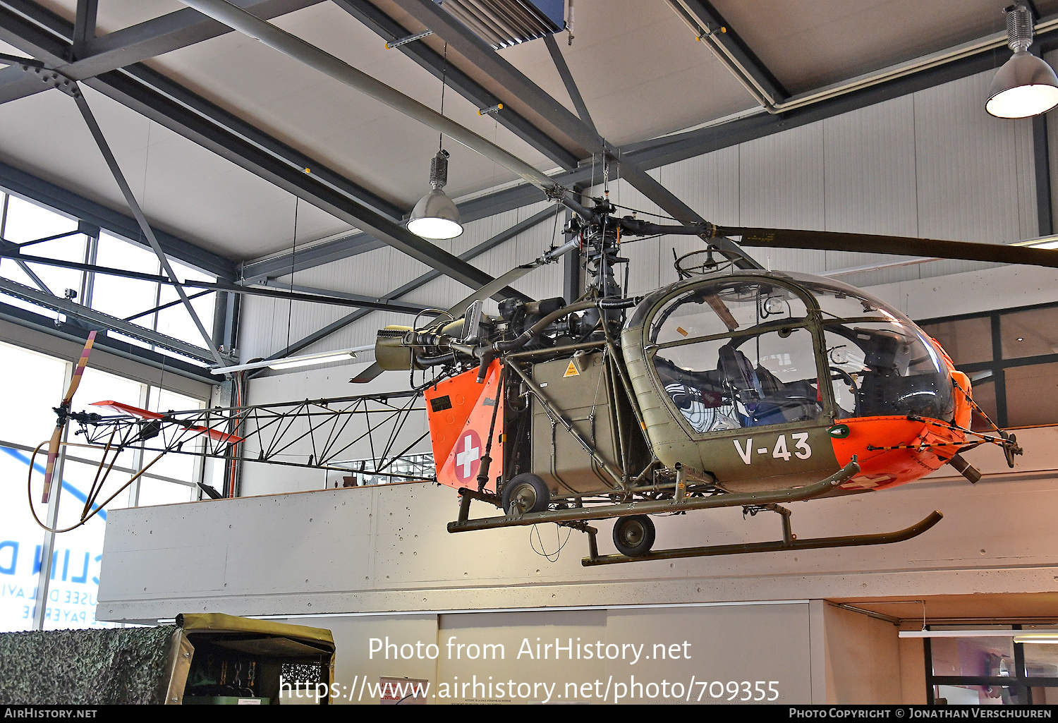 Aircraft Photo of V-43 | Sud SE-3130 Alouette II | Switzerland - Air Force | AirHistory.net #709355