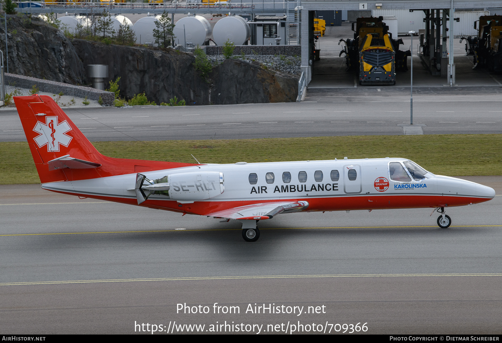 Aircraft Photo of SE-RLT | Cessna 560 Citation Ultra | Grafair | AirHistory.net #709366