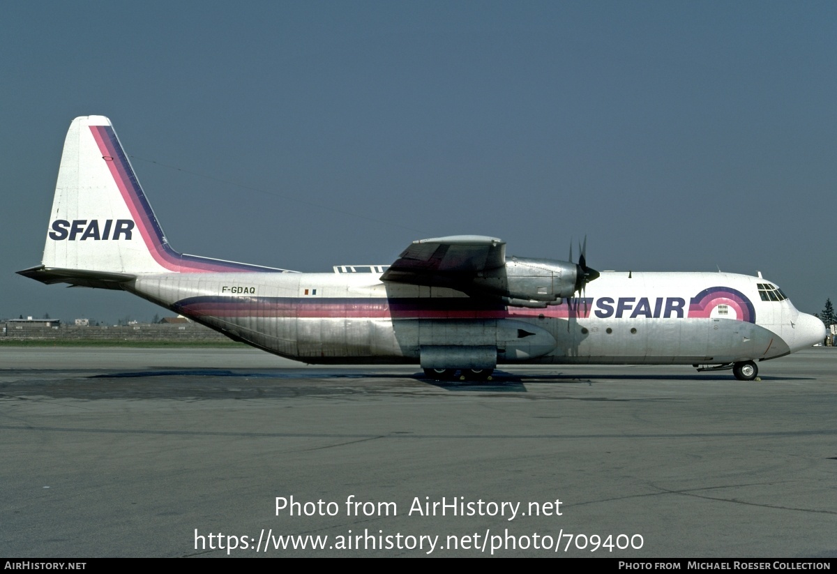 Aircraft Photo of F-GDAQ | Lockheed L-100-30 Hercules (382G) | SFAir | AirHistory.net #709400