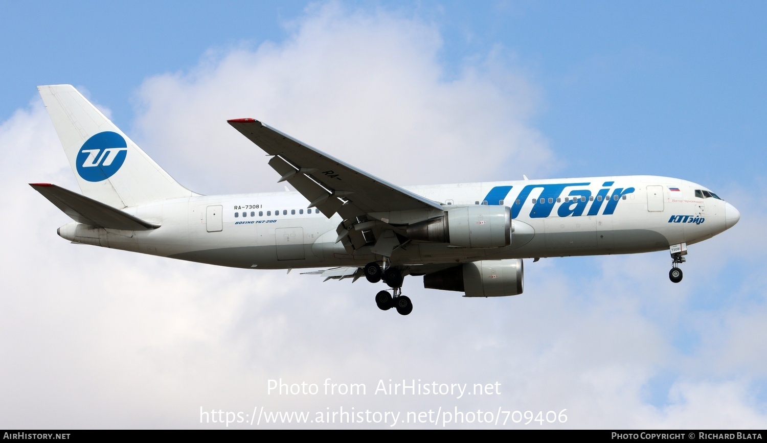 Aircraft Photo of RA-73081 | Boeing 767-224/ER | UTair | AirHistory.net #709406