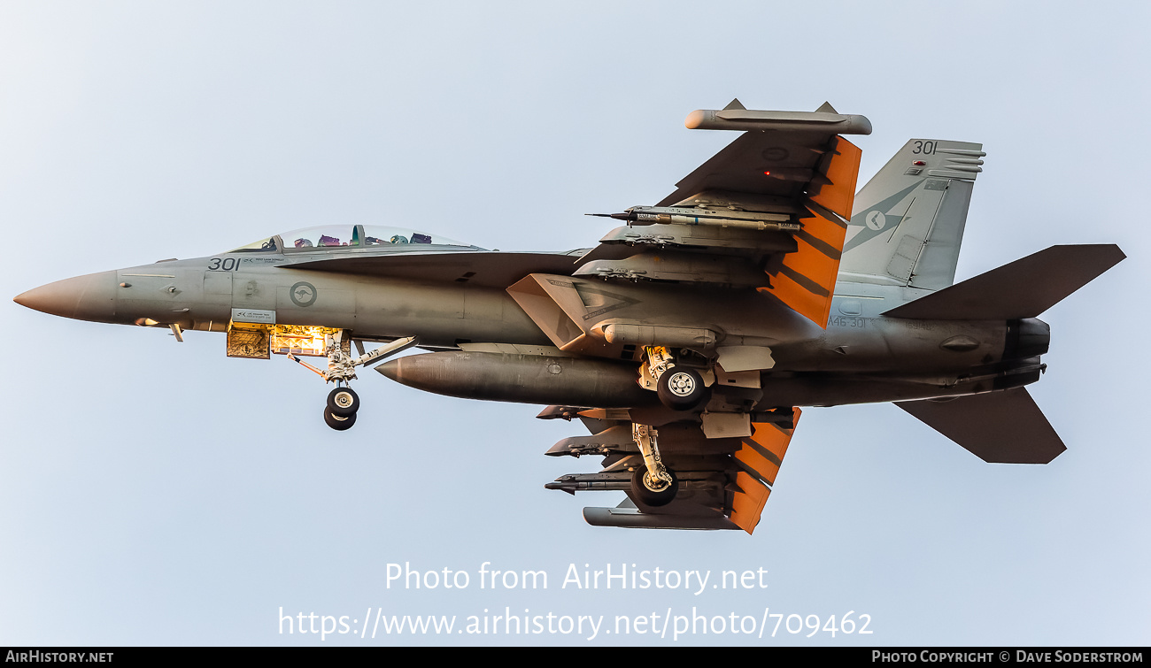 Aircraft Photo of A46-301 / 169148 | Boeing EA-18G Growler | Australia - Air Force | AirHistory.net #709462