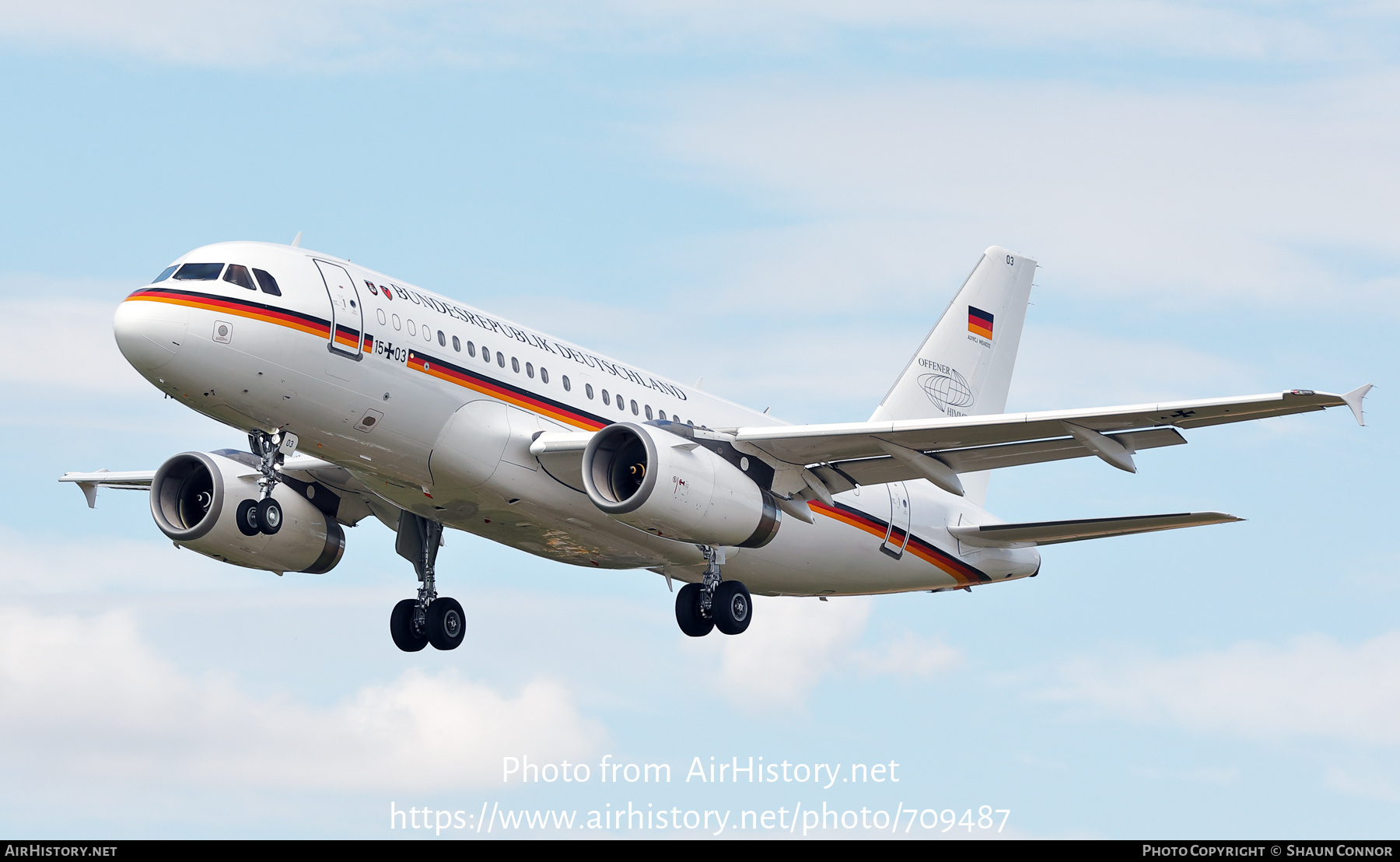 Aircraft Photo of 1503 | Airbus ACJ319 (A319-133/CJ) | Germany - Air Force | AirHistory.net #709487