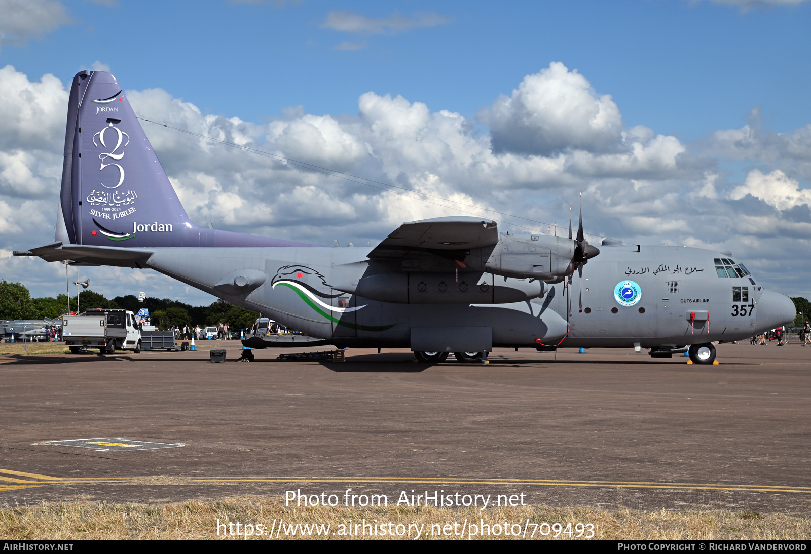 Aircraft Photo of 357 | Lockheed C-130H Hercules | Jordan - Air Force | AirHistory.net #709493