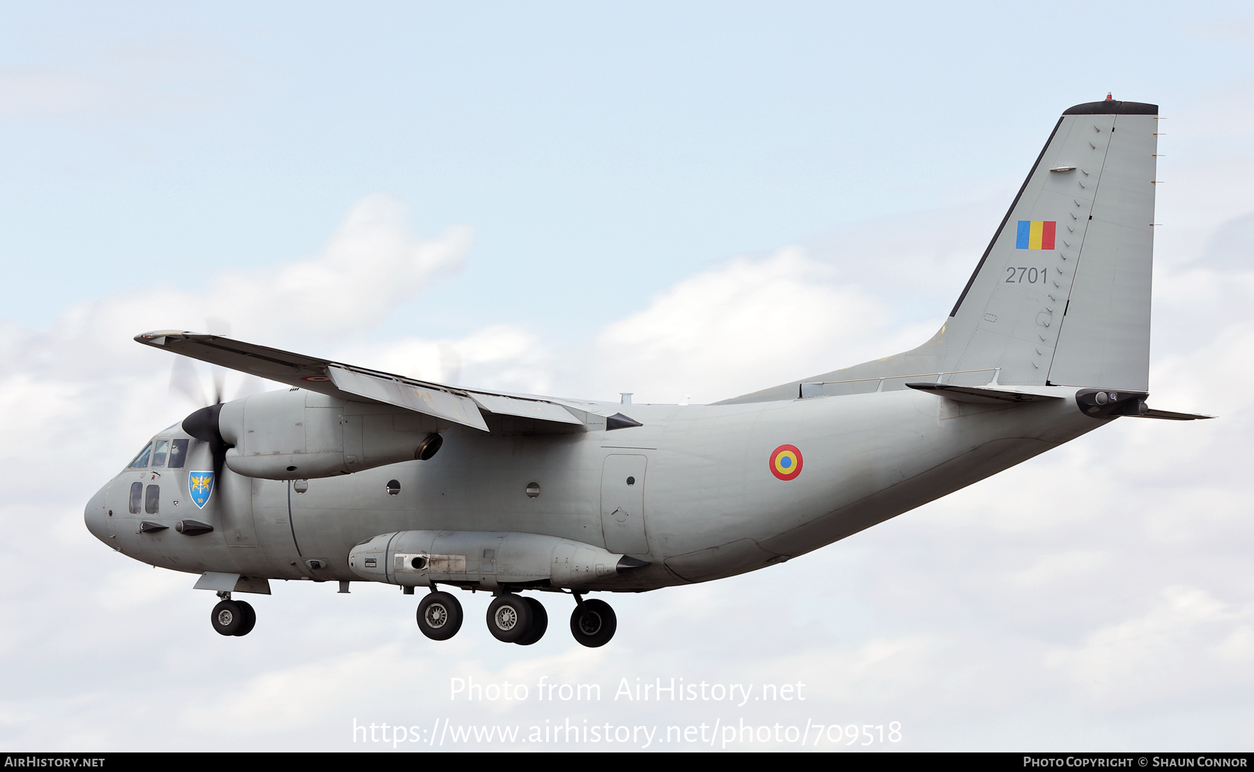 Aircraft Photo of 2701 | Alenia C-27J Spartan | Romania - Air Force | AirHistory.net #709518