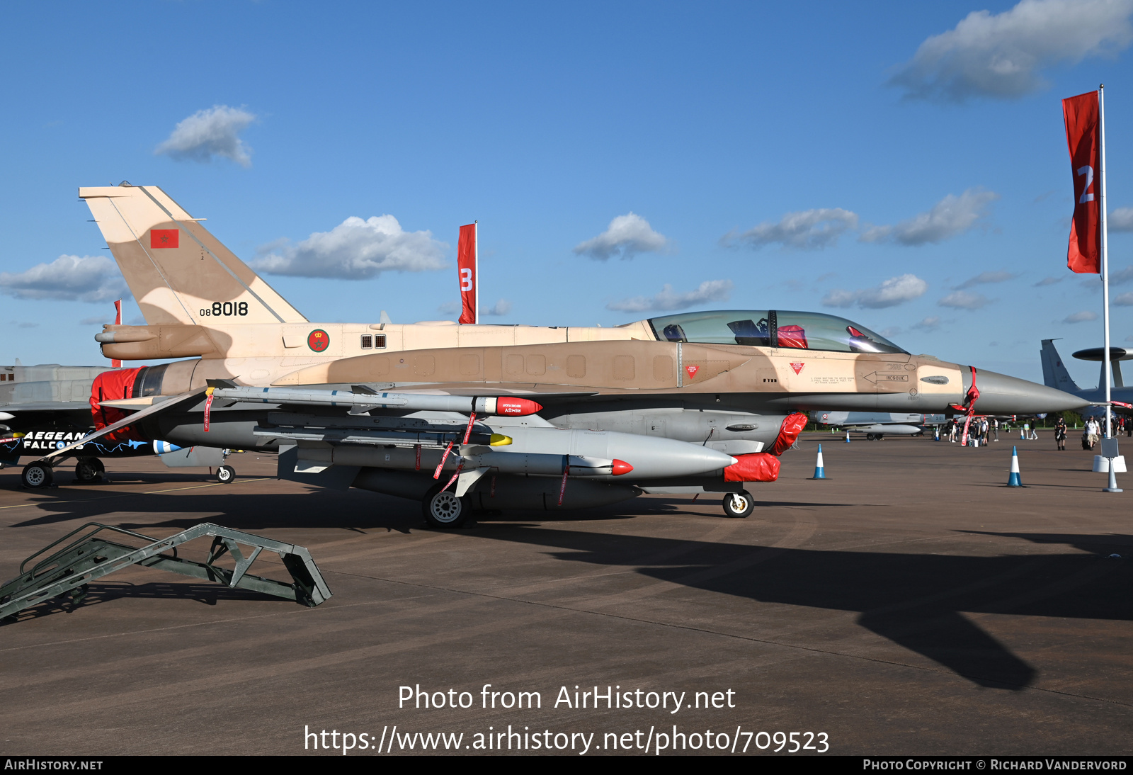 Aircraft Photo of 08-8018 | Lockheed Martin F-16D Fighting Falcon | Morocco - Air Force | AirHistory.net #709523