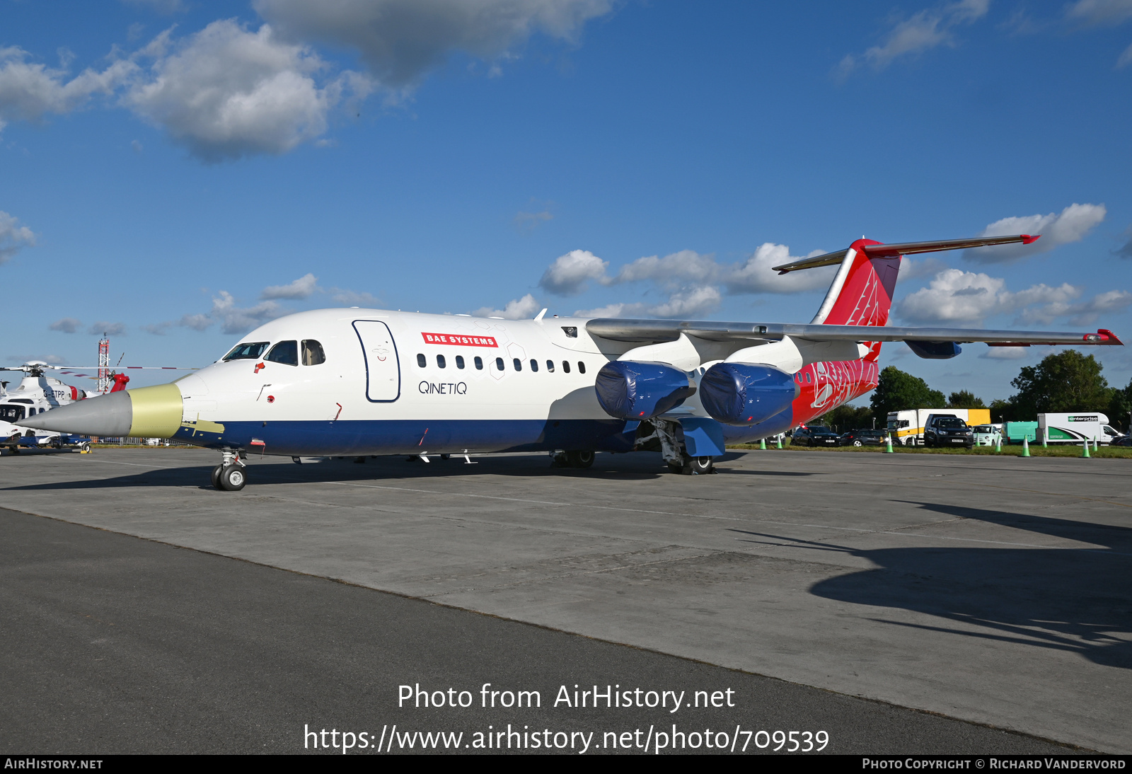 Aircraft Photo of G-ETPL | BAE Systems Avro 146-RJ100 | QinetiQ | AirHistory.net #709539