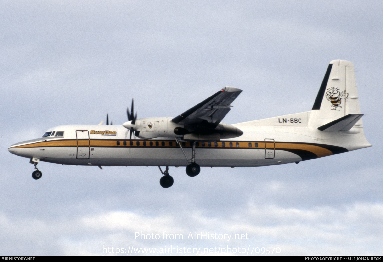 Aircraft Photo of LN-BBC | Fokker 50 | Busy Bee of Norway | AirHistory.net #709570