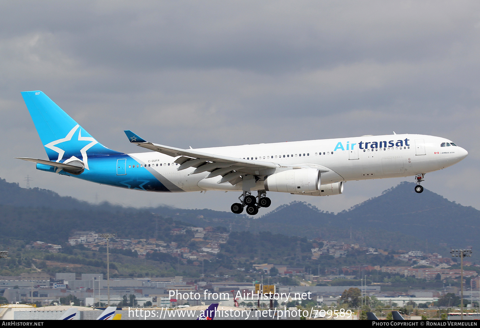 Aircraft Photo of C-GUFR | Airbus A330-243 | Air Transat | AirHistory.net #709589