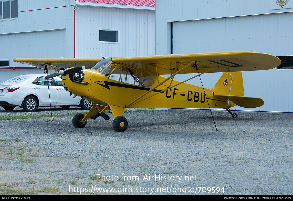 Aircraft Photo of CF-CBU | Piper J-3C-65 Cub | AirHistory.net #709594