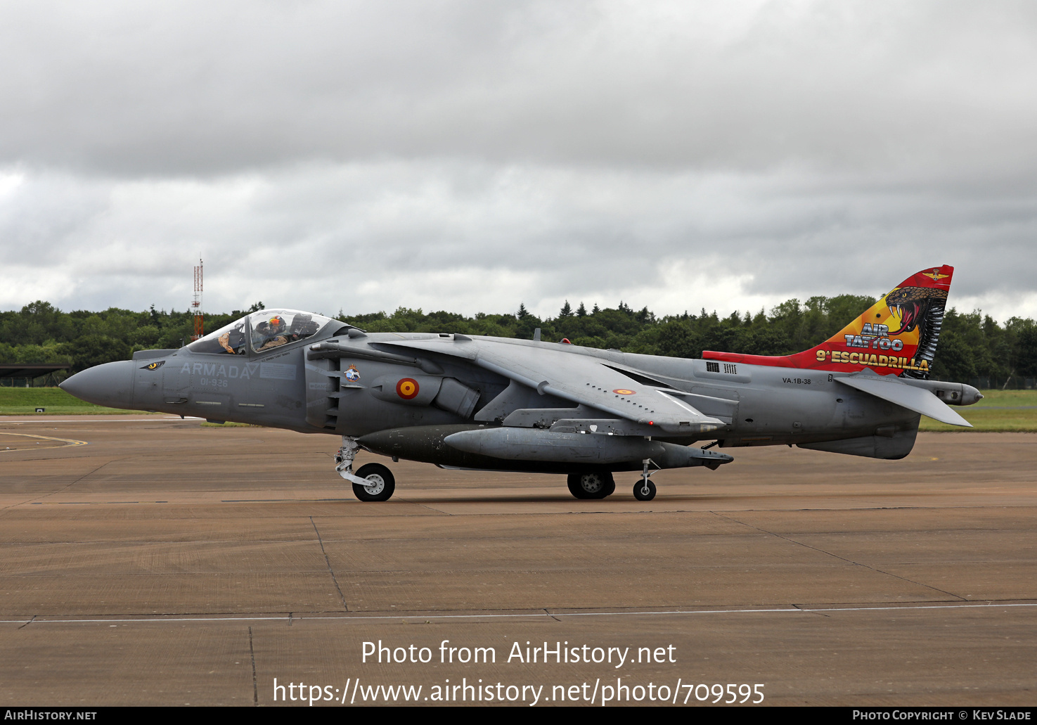 Aircraft Photo of VA.1B-38 | McDonnell Douglas EAV-8B Matador II+ | Spain - Navy | AirHistory.net #709595