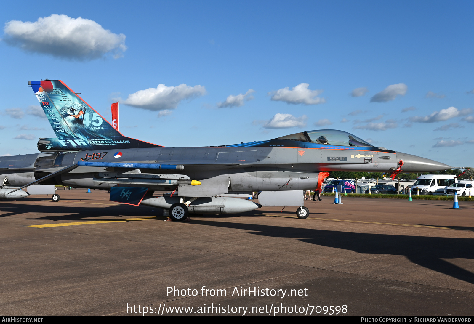 Aircraft Photo of J-197 | General Dynamics F-16AM Fighting Falcon | Netherlands - Air Force | AirHistory.net #709598