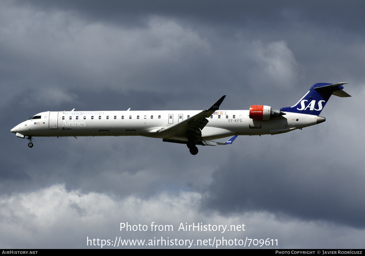 Aircraft Photo of OY-KFG | Bombardier CRJ-900LR (CL-600-2D24) | Scandinavian Airlines - SAS | AirHistory.net #709611