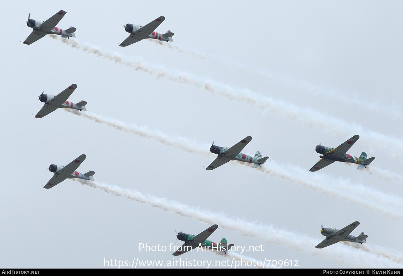 Aircraft Photo of N11171 | North American T-6 / A6M Zero (mod) | Commemorative Air Force | Japan - Navy | AirHistory.net #709612