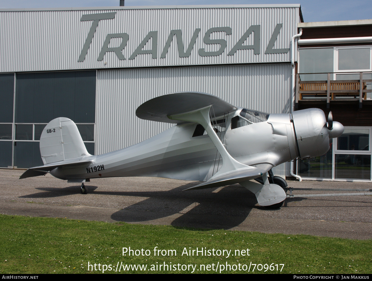 Aircraft Photo of N192H | Beech GB-2 (D17S) | AirHistory.net #709617