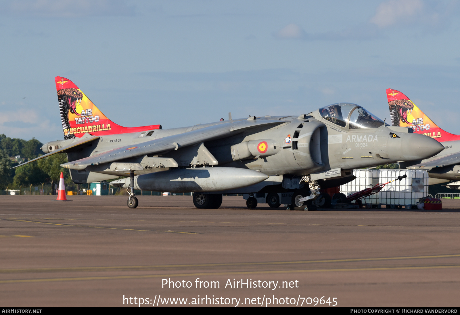 Aircraft Photo of VA1B-36 | McDonnell Douglas EAV-8B Matador II+ | Spain - Navy | AirHistory.net #709645