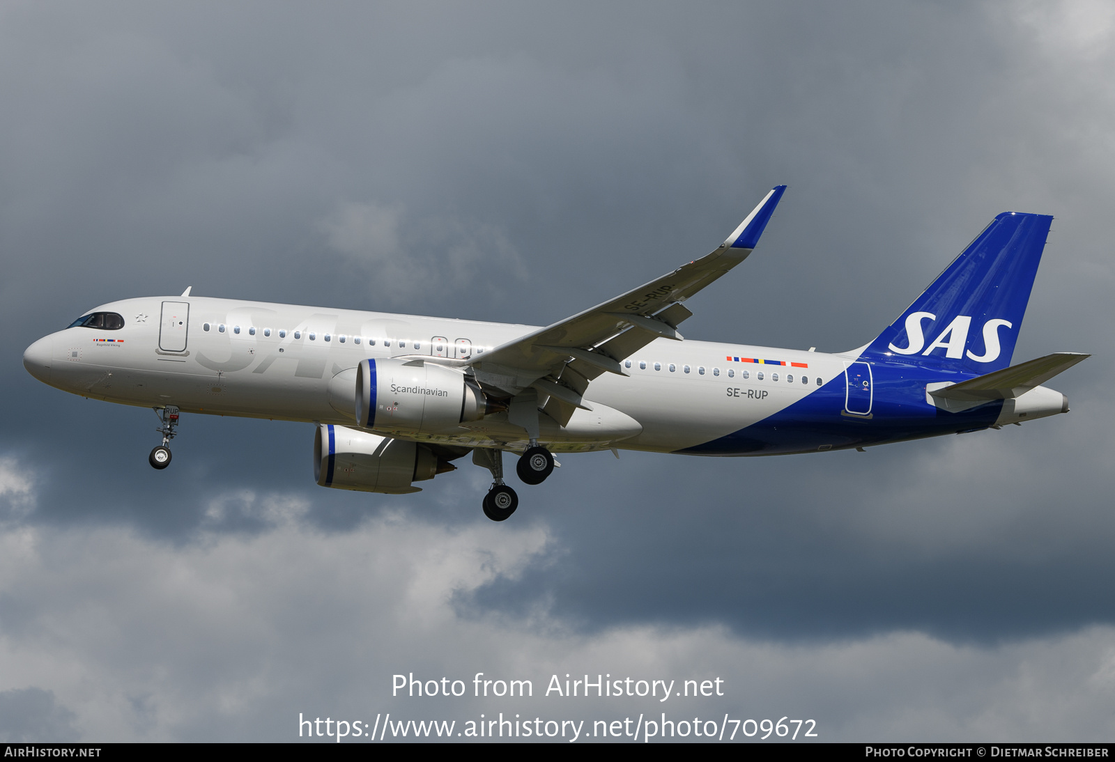 Aircraft Photo of SE-RUP | Airbus A320-251N | Scandinavian Airlines - SAS | AirHistory.net #709672