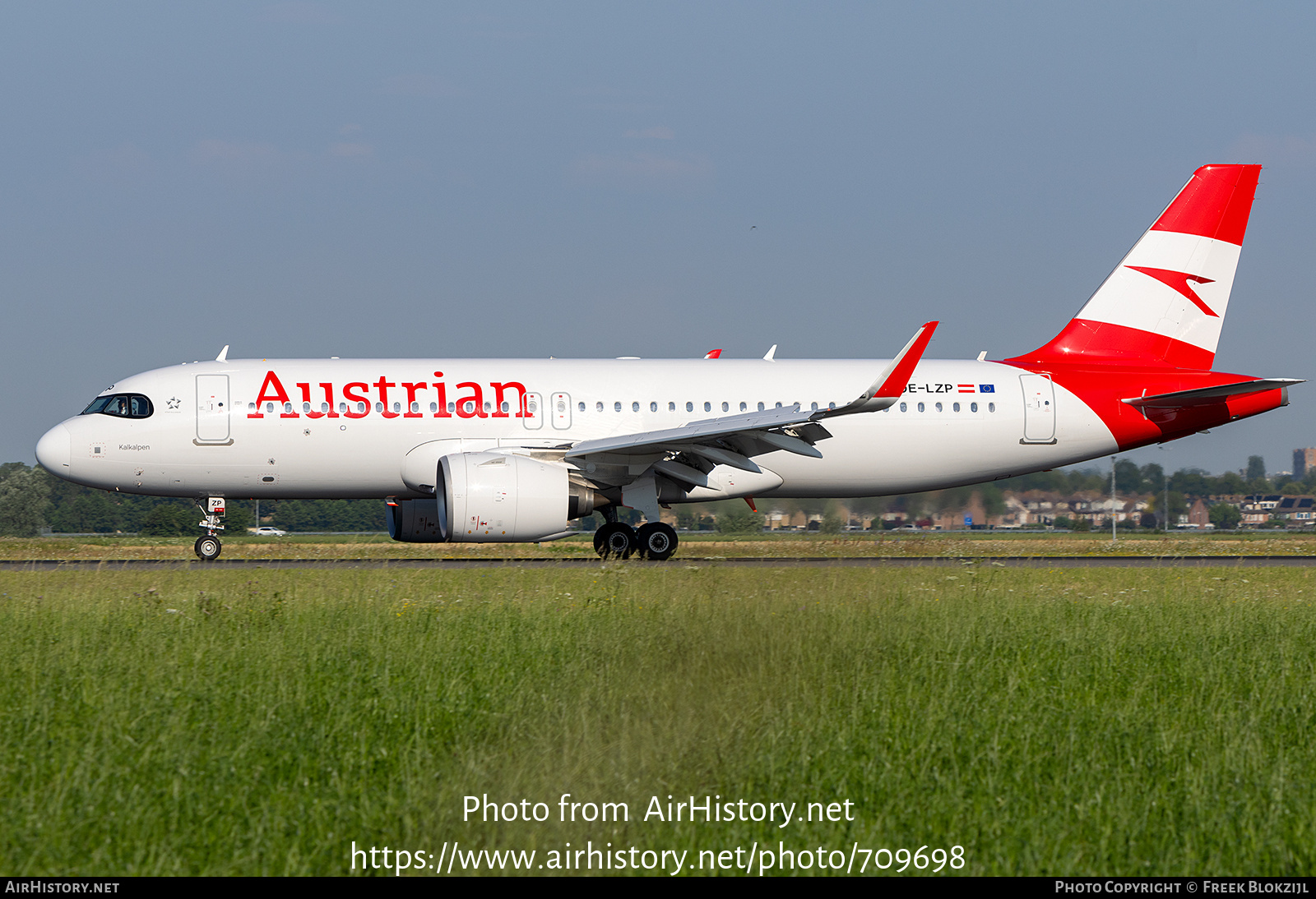 Aircraft Photo of OE-LZP | Airbus A320-271N | Austrian Airlines | AirHistory.net #709698