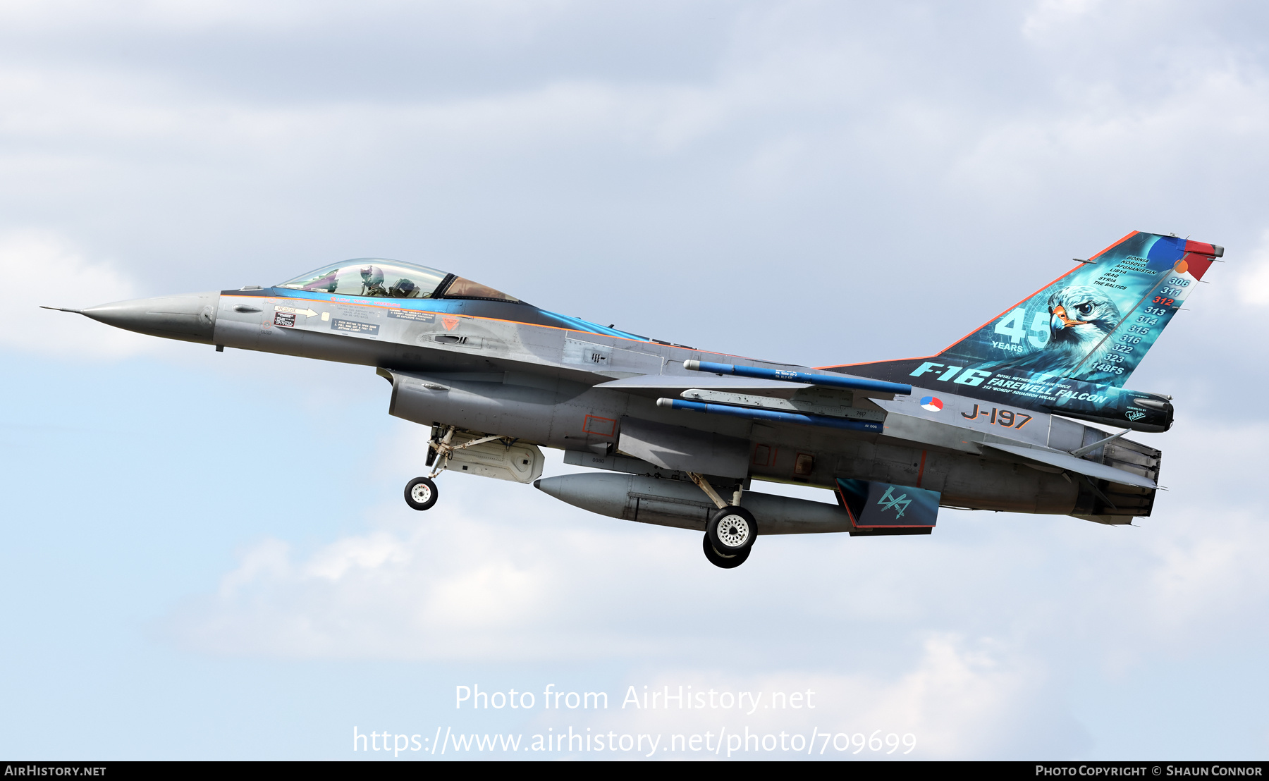 Aircraft Photo of J-197 | General Dynamics F-16AM Fighting Falcon | Netherlands - Air Force | AirHistory.net #709699