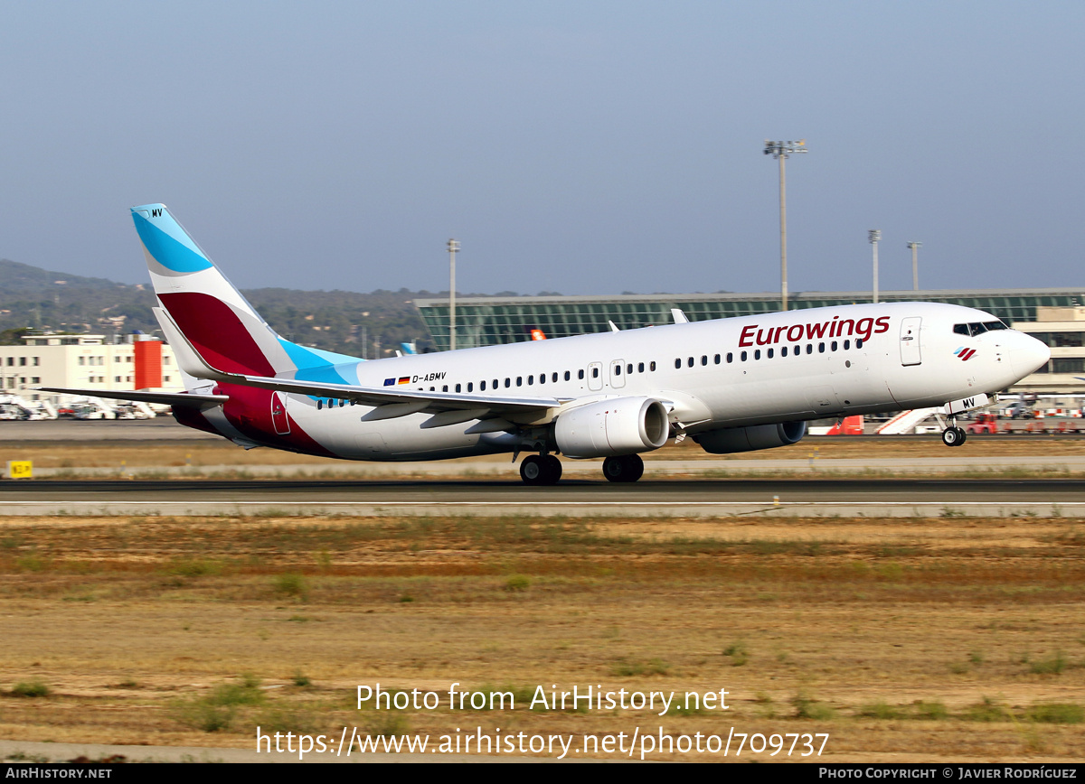 Aircraft Photo of D-ABMV | Boeing 737-86J | Eurowings | AirHistory.net #709737