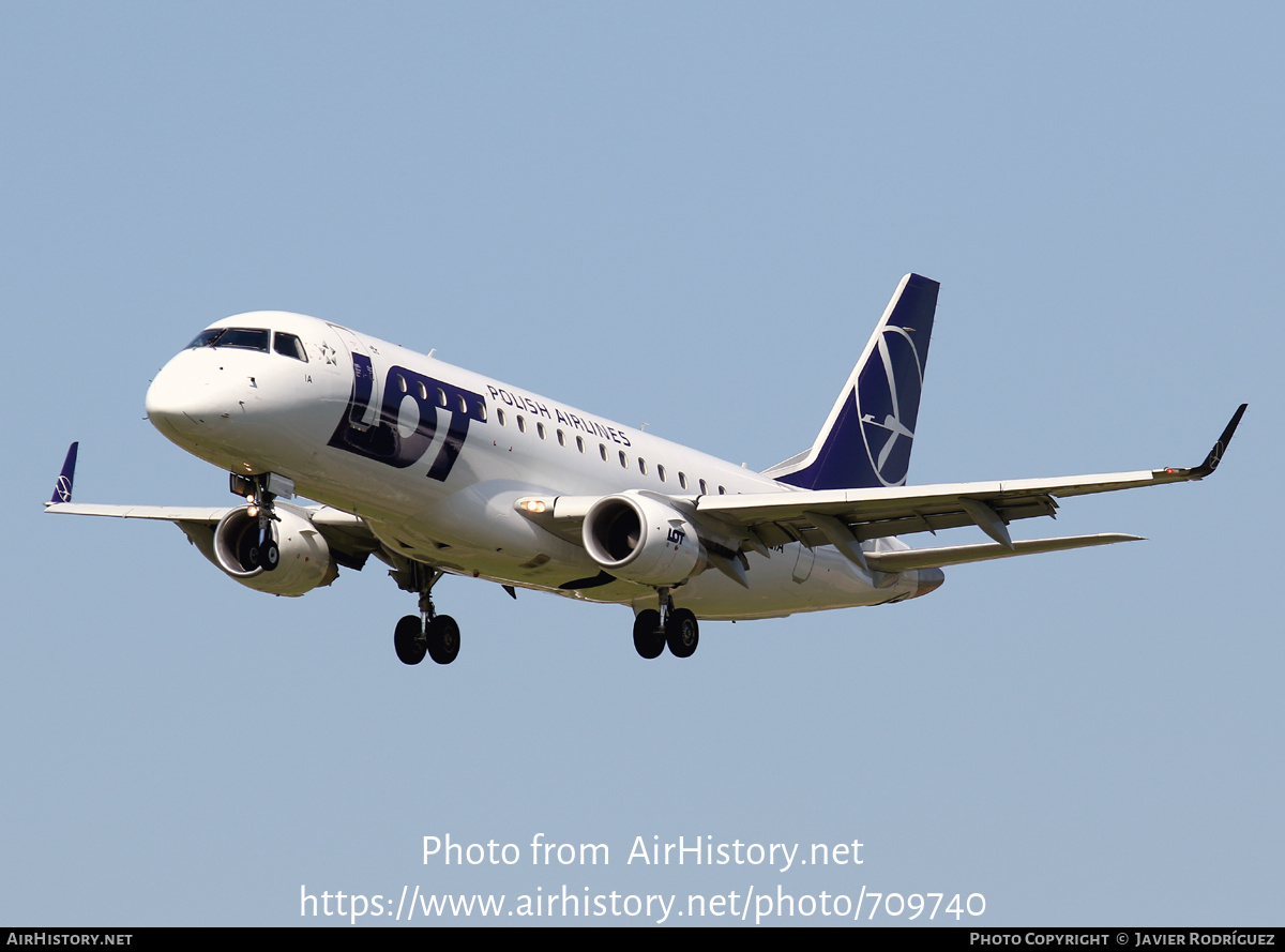 Aircraft Photo of SP-LIA | Embraer 175STD (ERJ-170-200STD) | LOT Polish Airlines - Polskie Linie Lotnicze | AirHistory.net #709740