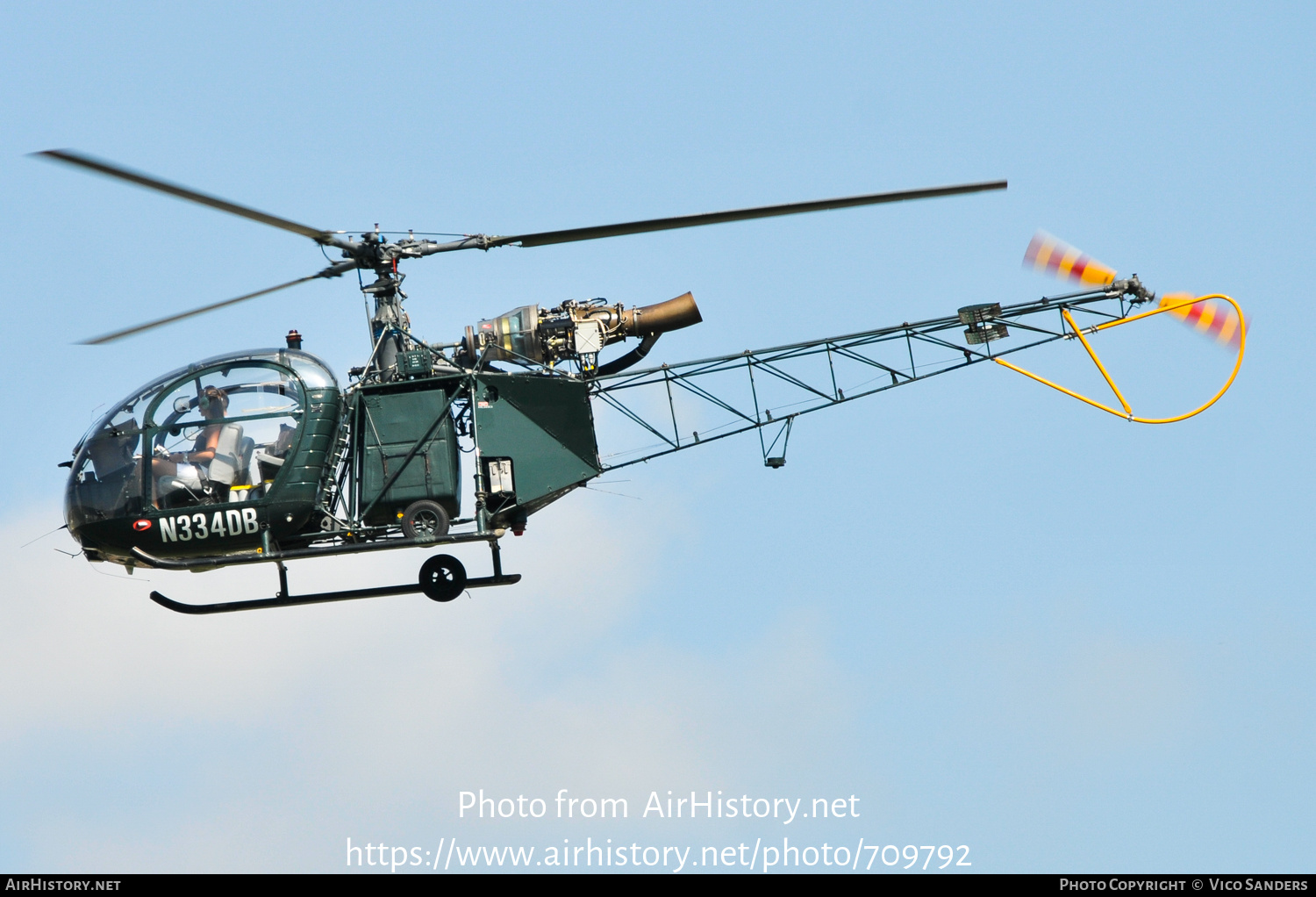 Aircraft Photo of N334DB | Aerospatiale SA-318C Alouette II Astazou | AirHistory.net #709792