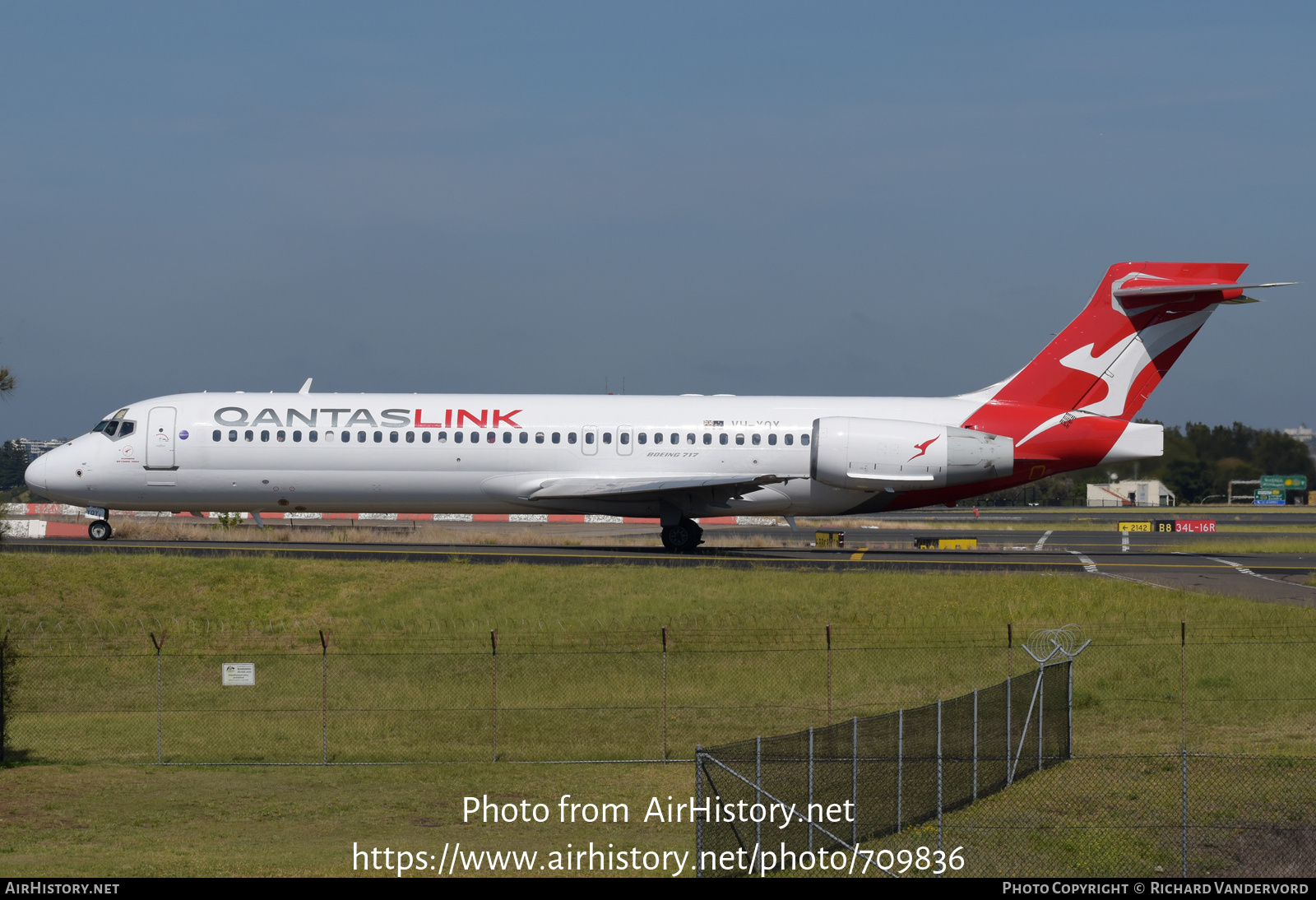 Aircraft Photo of VH-YQY | Boeing 717-2K9 | QantasLink | AirHistory.net #709836