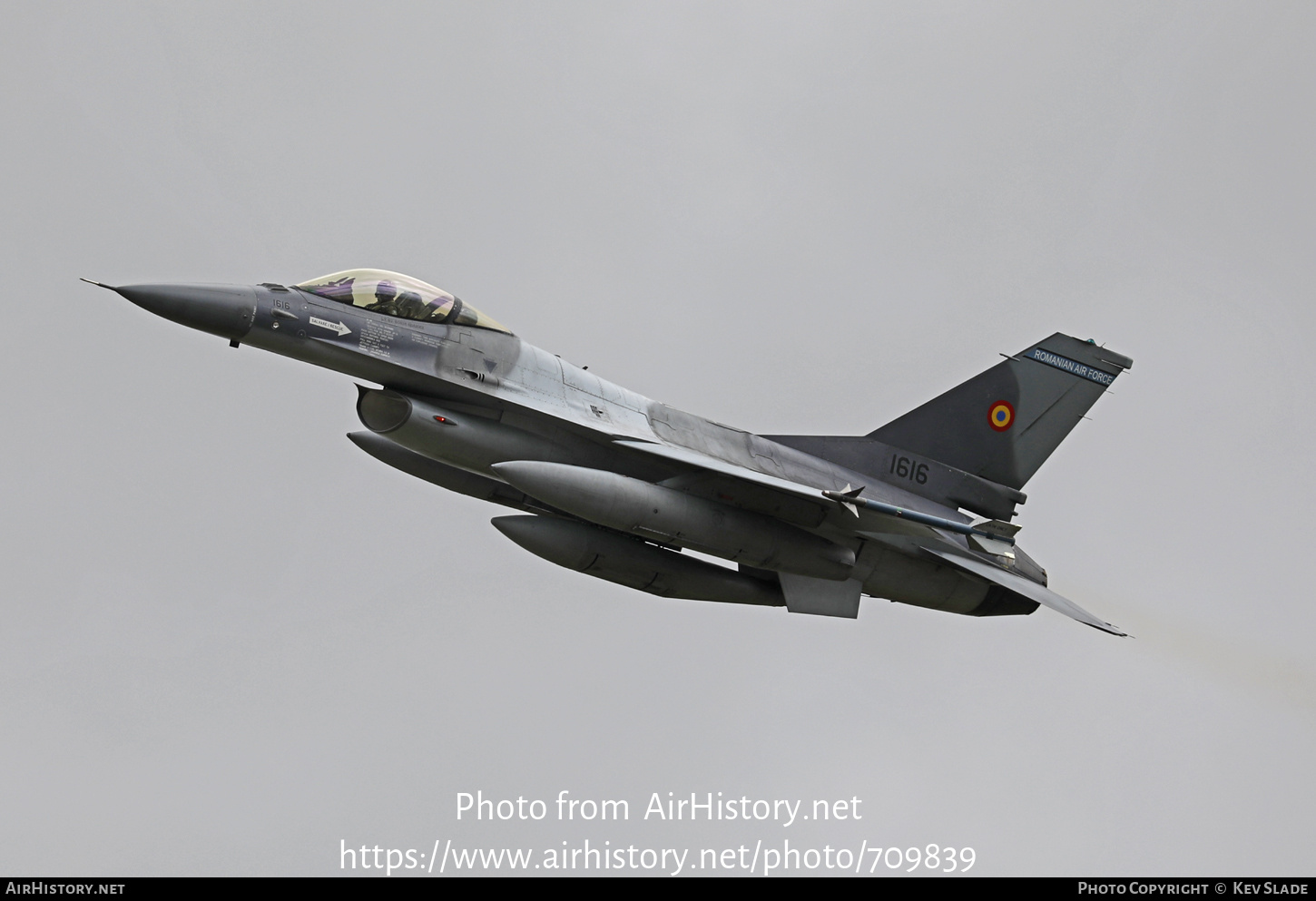 Aircraft Photo of 1616 | General Dynamics F-16AM Fighting Falcon | Romania - Air Force | AirHistory.net #709839